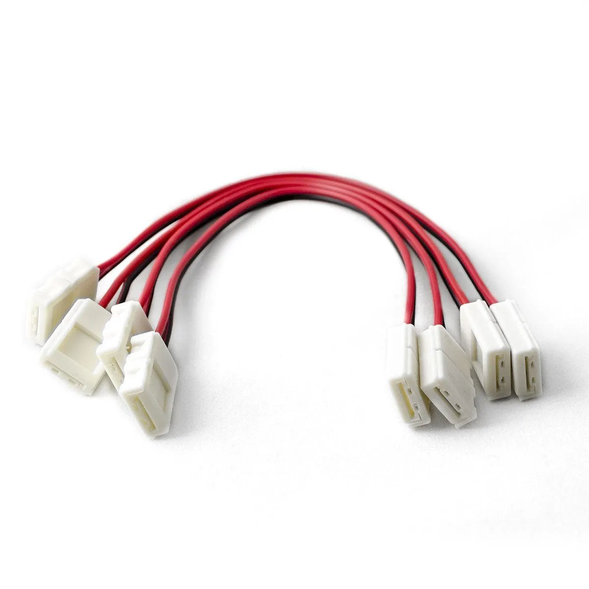 10mm (5050) Solderless LED Light Strip Connectors and Extensions : Single Color