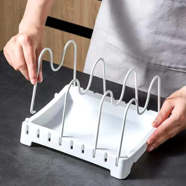 21X17X16.8Cm Adjustable Pot Lid Organizer