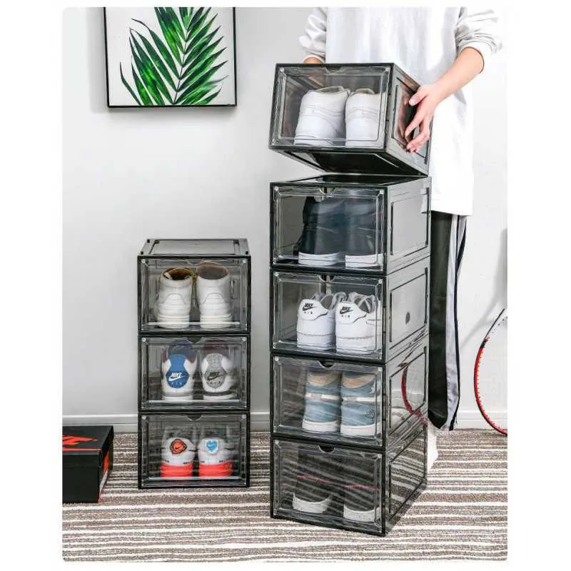 25.2 X 18.3 X 33.9Cm Acrylic Stackable Shoe Storage Box F52-8-1491