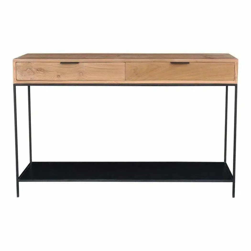 48 Inch Console Table Natural Contemporary