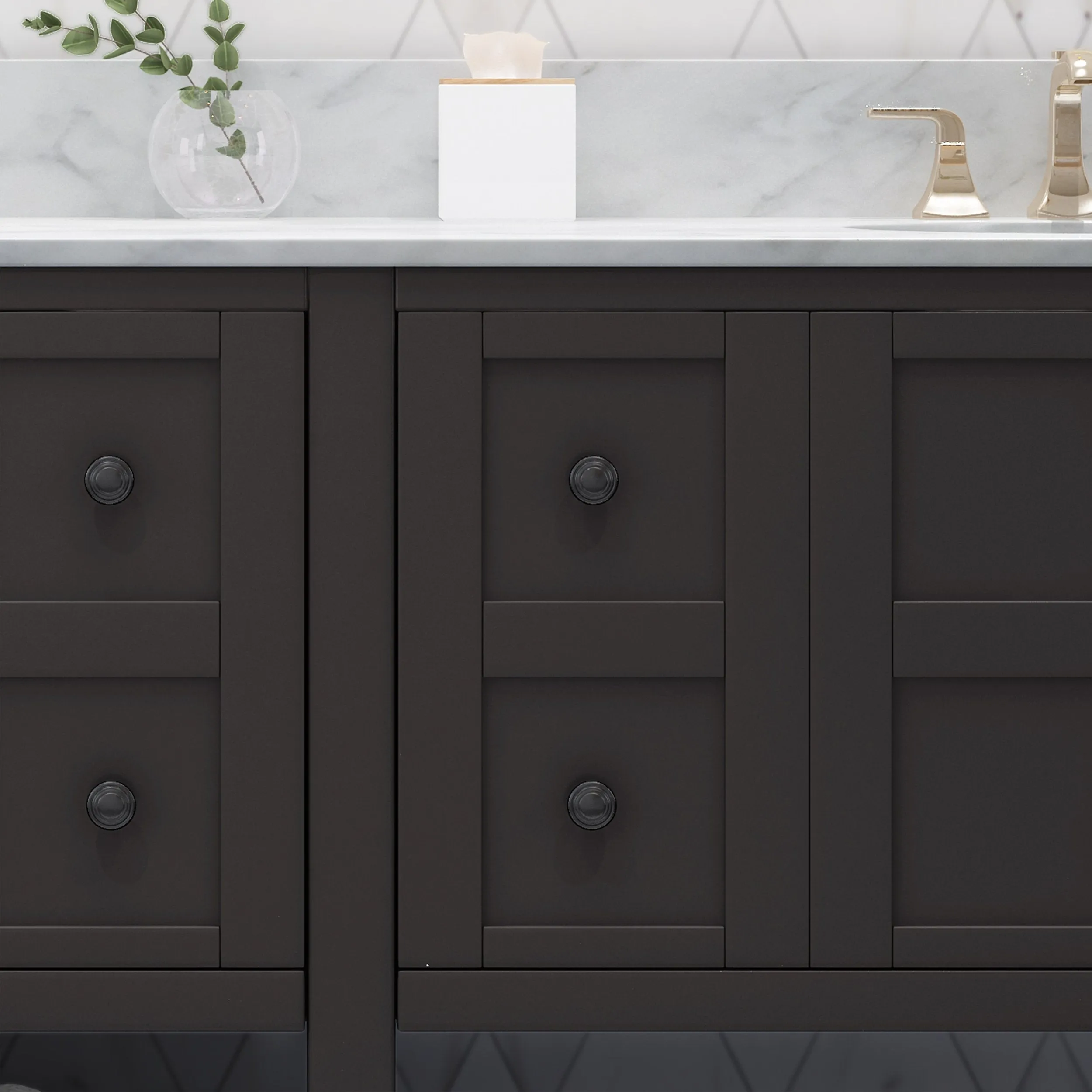 72" Wood Bathroom Vanity (Counter Top Not Included) - NH478703