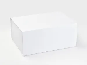 A3 Deep White Luxury Gift box with magnetic closure (Pack of 12)