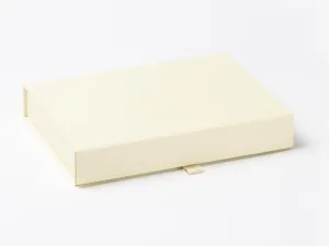 A5 Shallow Ivory Luxury Gift box with magnetic closure (Pack of 12)