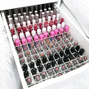 Acrylic Drawer Divider Set for ALEX 5 and 9 Drawers, Adjustable for Lipsticks