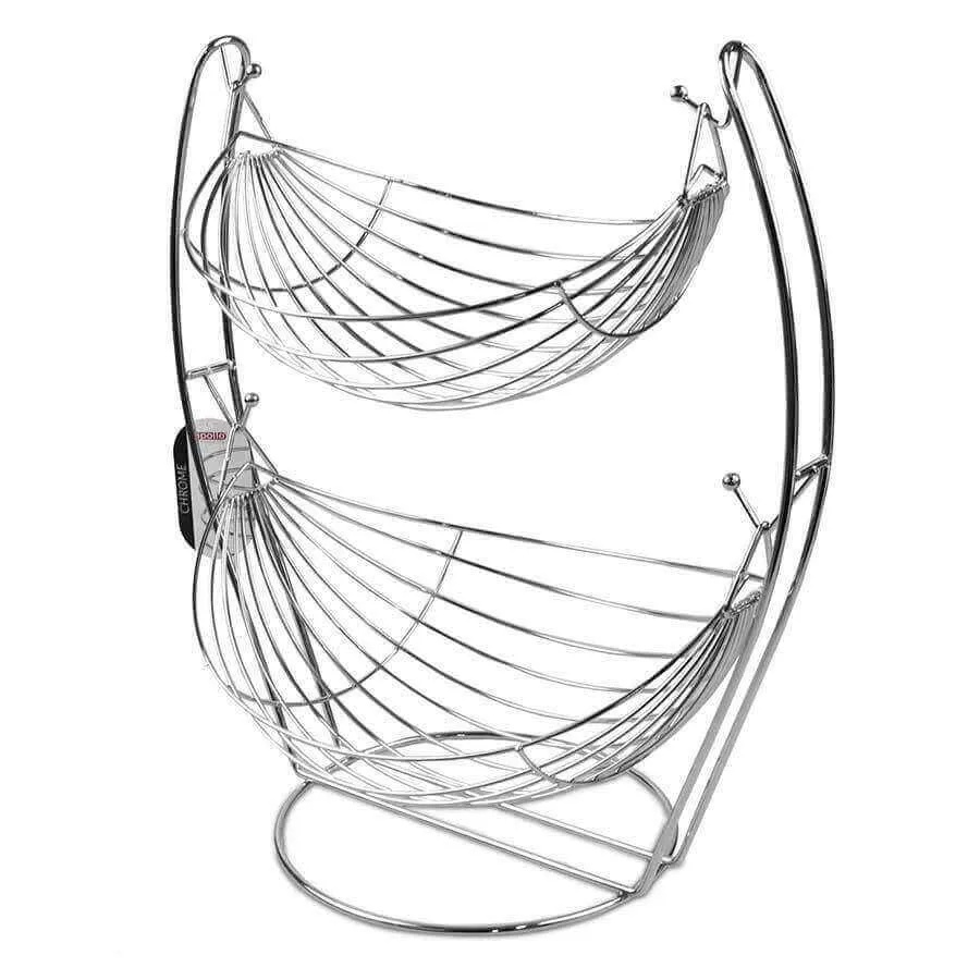 Apollo Chrome Swing Fruit Basket