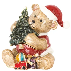 Arora Design Craycombe Teddy with Present Trinket Box