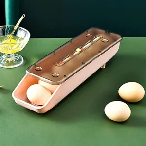 Automatic Rolling Egg Storage Box Ib-257 Pink