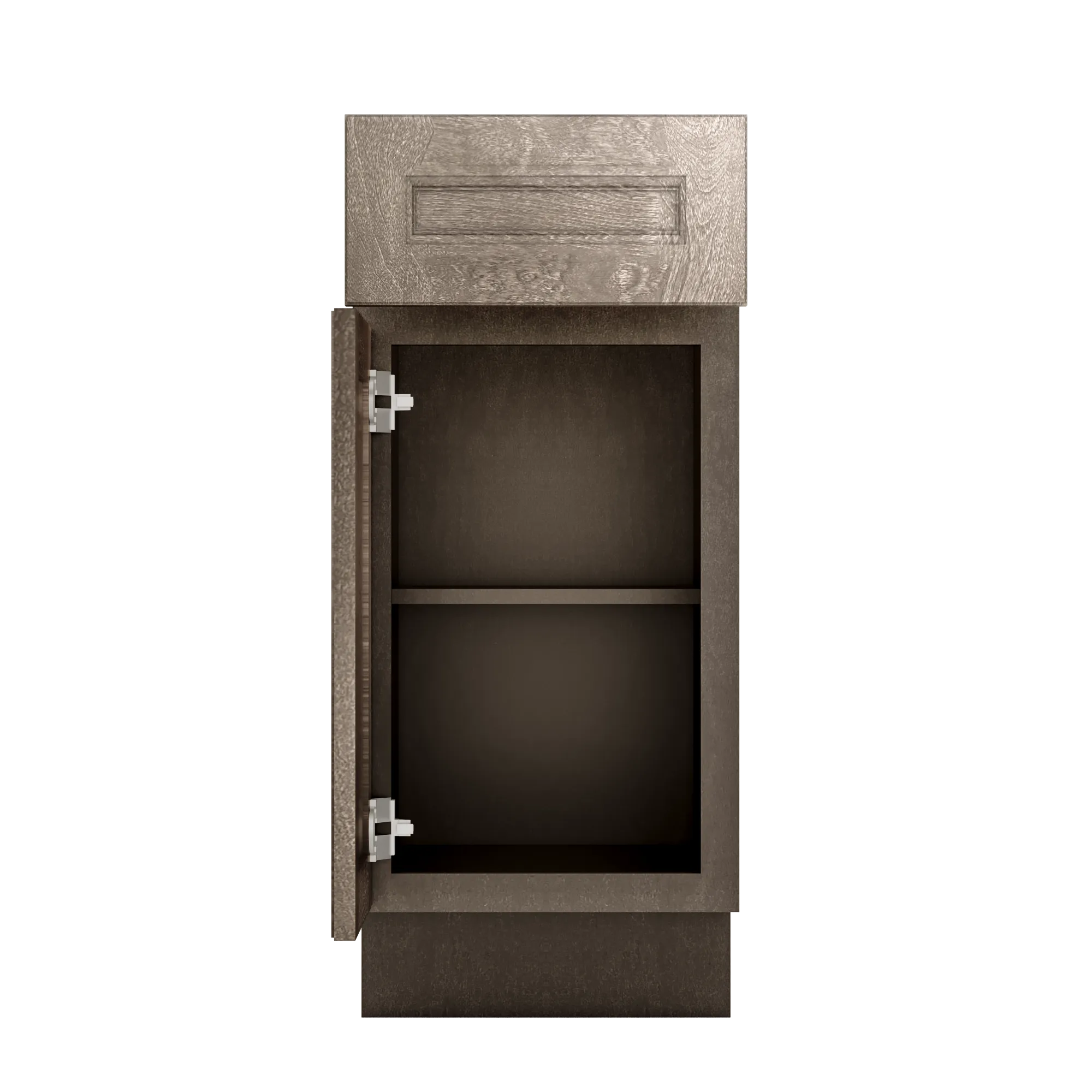 Base Kitchen Cabinet B15 Milan Slate 15 in. width 34.5 in. height 24 in. depth