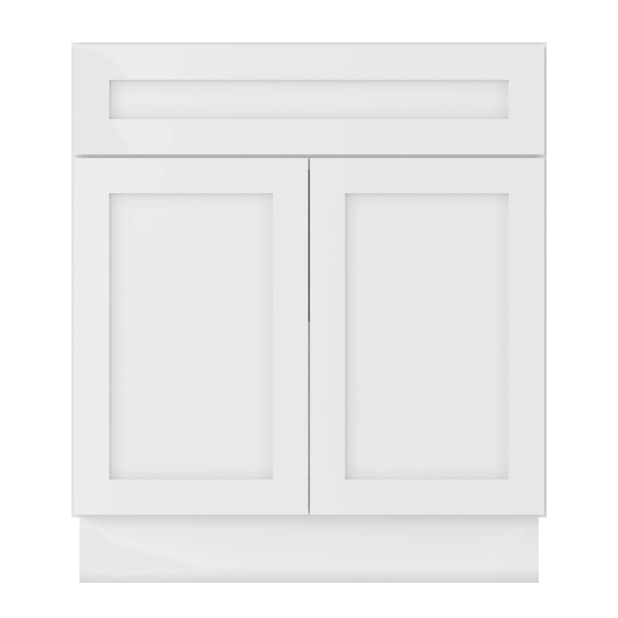 Base Kitchen Cabinet B30 Alpina White LessCare 30 in. width 34.5 in. height 24 in. depth