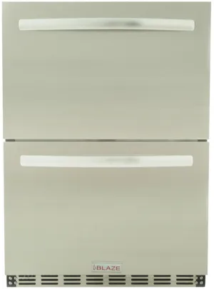 Blaze: 24" Double Drawer 5.1 Refrigerator