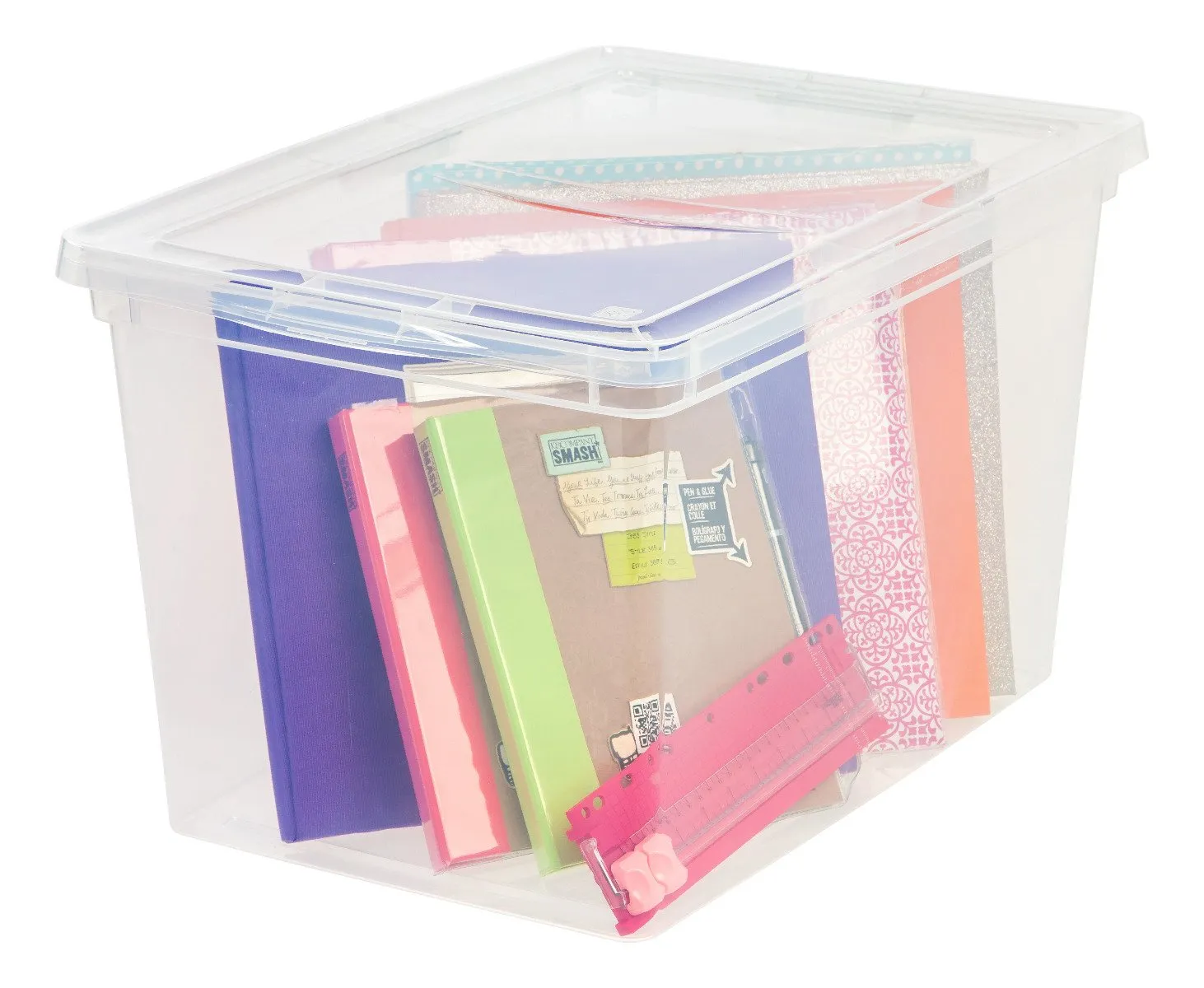 Clear Storage Box - 68 QT