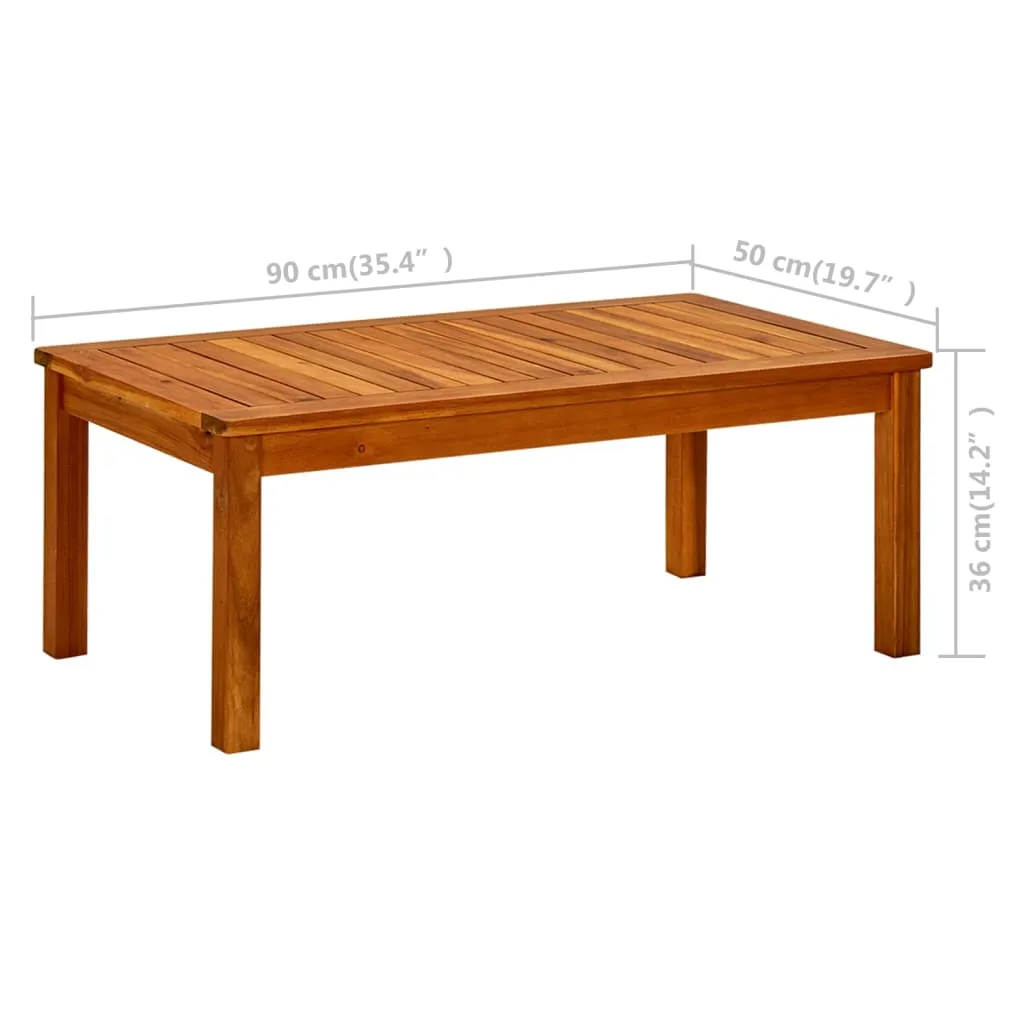 Coffee Table Outdoor Side Table Garden Furniture Solid Wood Acacia