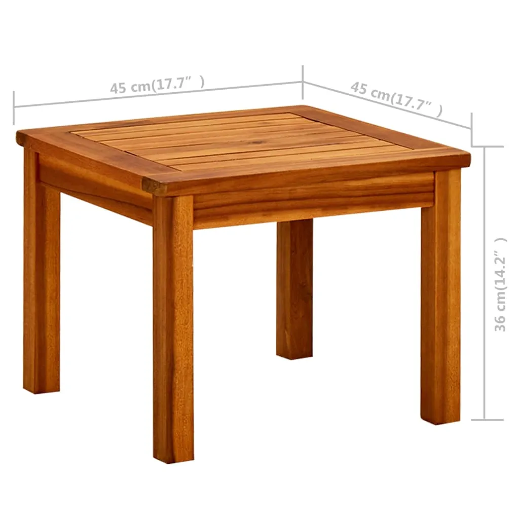 Coffee Table Outdoor Side Table Garden Furniture Solid Wood Acacia