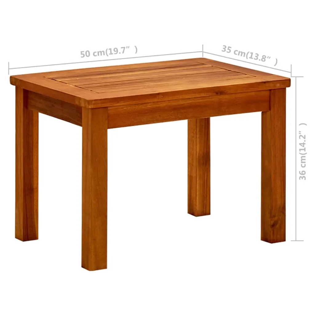 Coffee Table Outdoor Side Table Garden Furniture Solid Wood Acacia