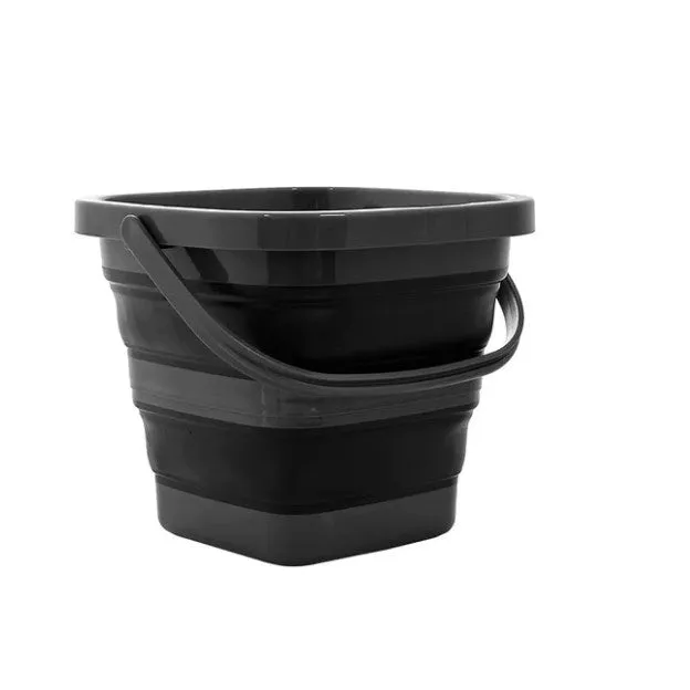 Collapse-A-Mini Square Bucket 5L Grey