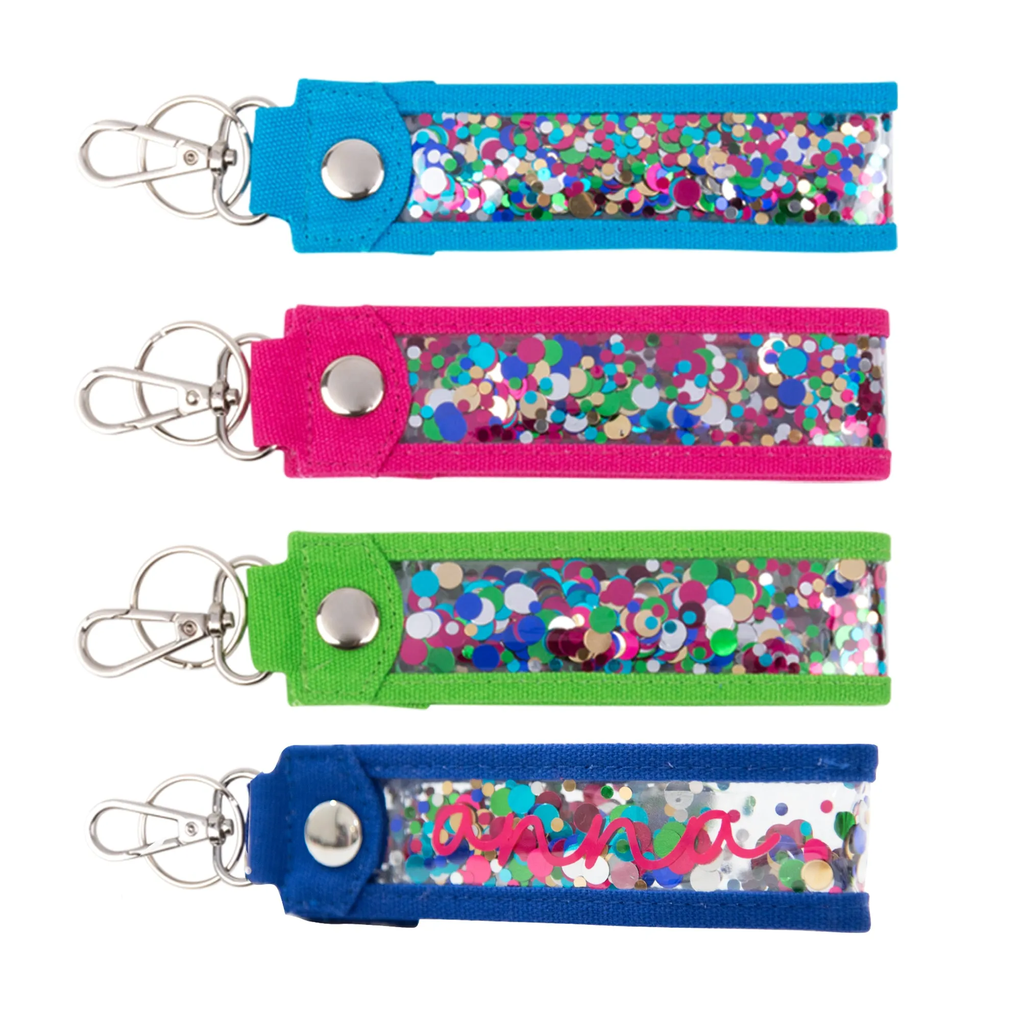 Confetti Key Fob Keychain