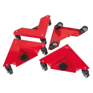 Corner Transport Dollies Set of 4 150kg Capacity