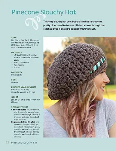 Crochet Slouchy Hats and Beanies: 14 Quick and Easy Patterns