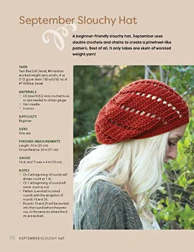 Crochet Slouchy Hats and Beanies: 14 Quick and Easy Patterns