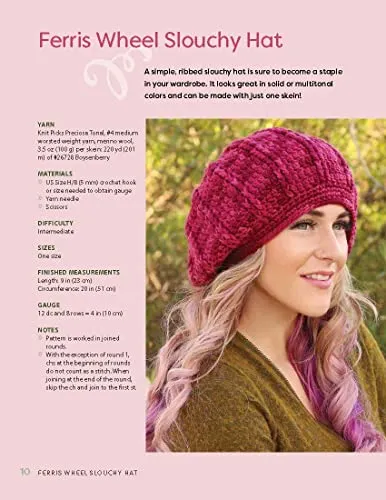 Crochet Slouchy Hats and Beanies: 14 Quick and Easy Patterns