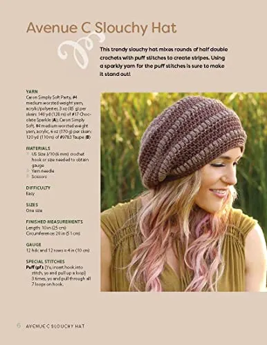 Crochet Slouchy Hats and Beanies: 14 Quick and Easy Patterns