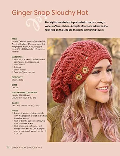 Crochet Slouchy Hats and Beanies: 14 Quick and Easy Patterns