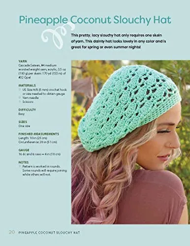 Crochet Slouchy Hats and Beanies: 14 Quick and Easy Patterns