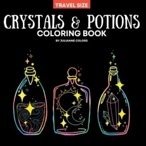 Crystals and Potions Coloring Book (Travel Size)