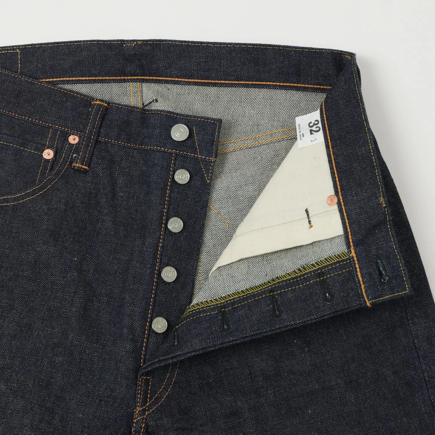 Denime Lot. 220A 'Offset Model' Regular Straight Jean - Raw