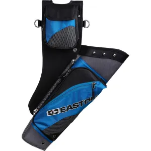 Easton Deluxe Takedown Hip Quiver w/Belt Blue RH