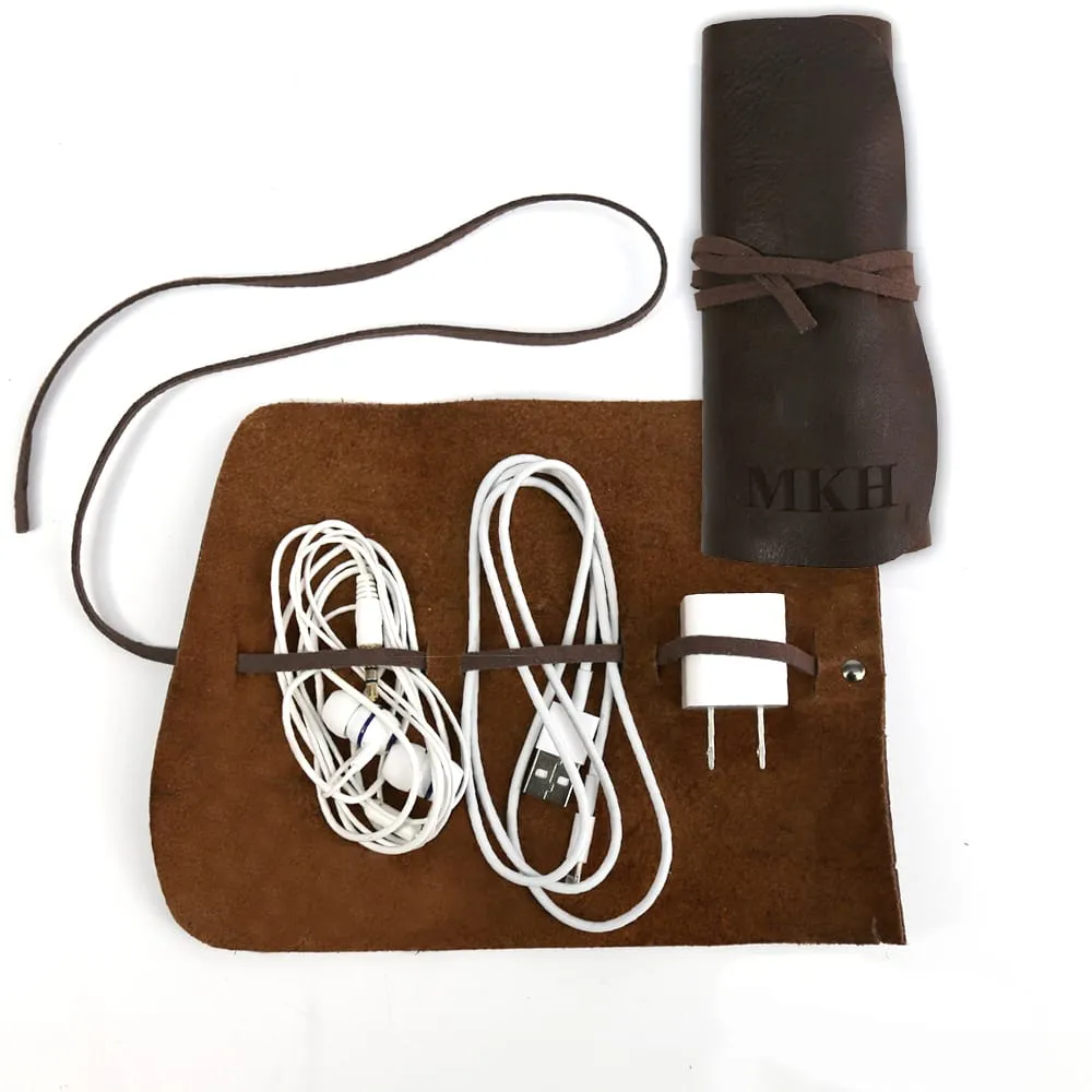 Exclusive Sale - Customized Genuine Leather Multi Cord Small Organizer