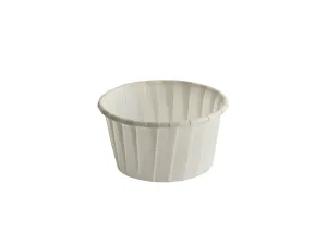 Genware 400-2050 Waxed Paper Ramekin 4oz (250Pcs)