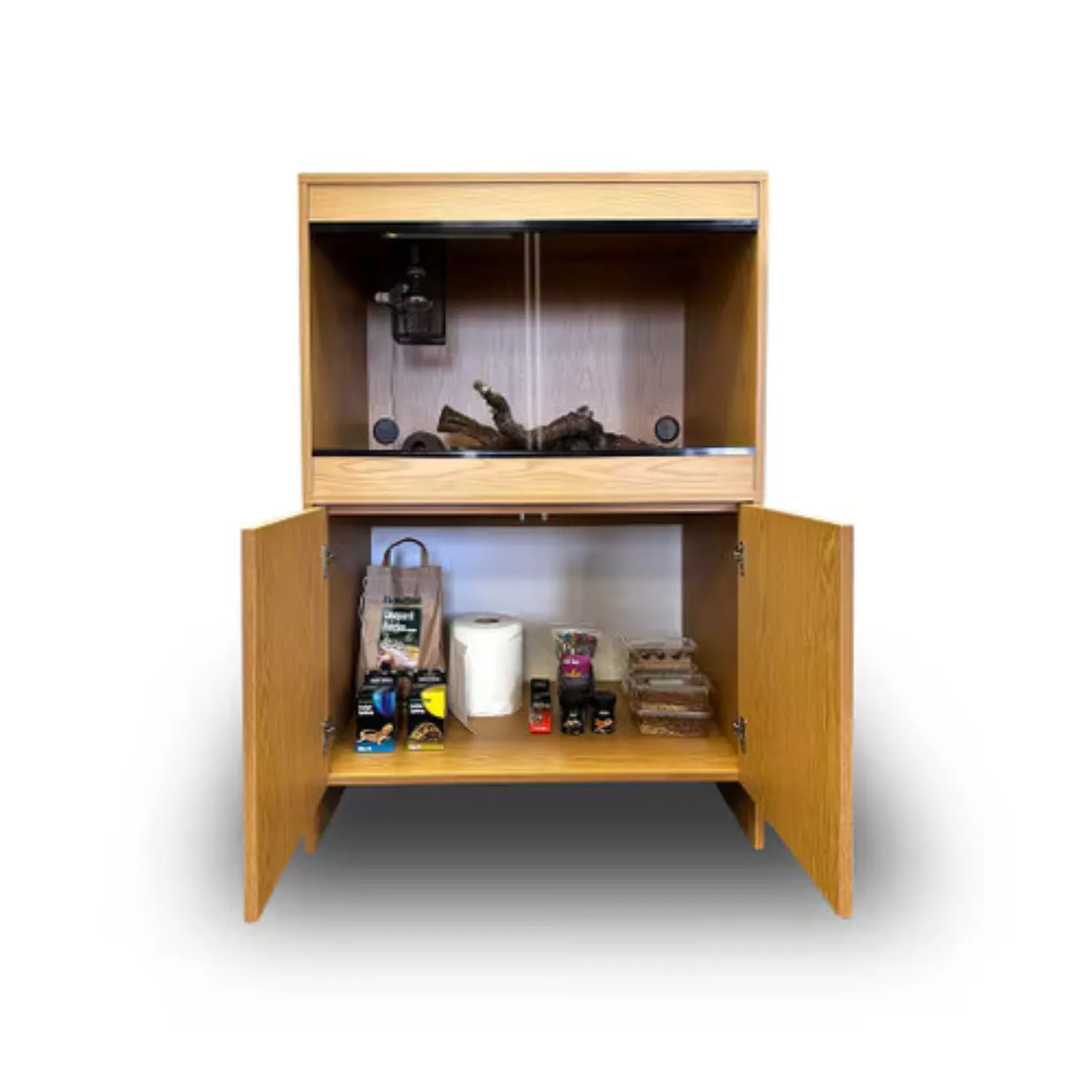 HabiStat Cabinet for Vivarium, Oak