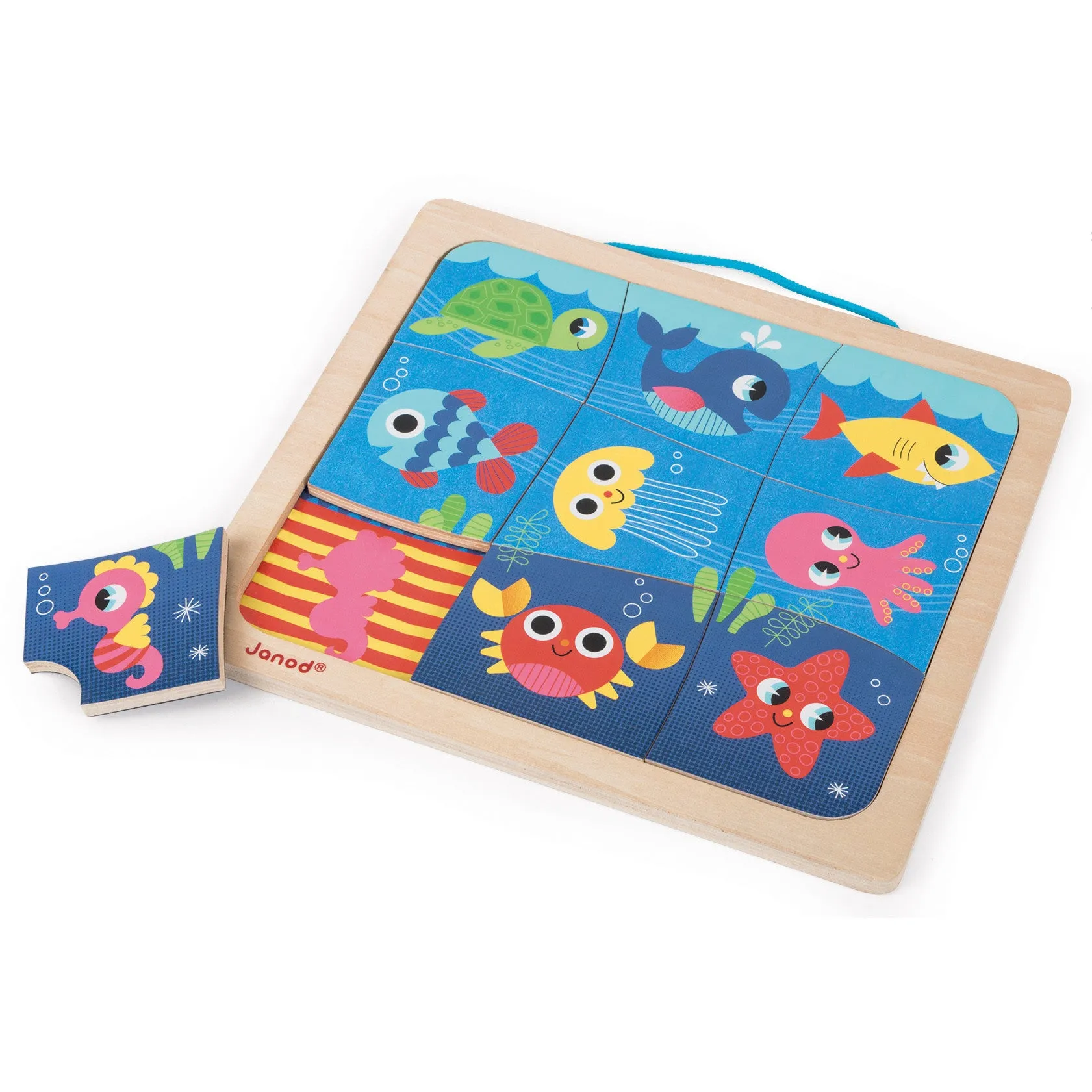 Janod Happy Fish Magnetic Puzzle