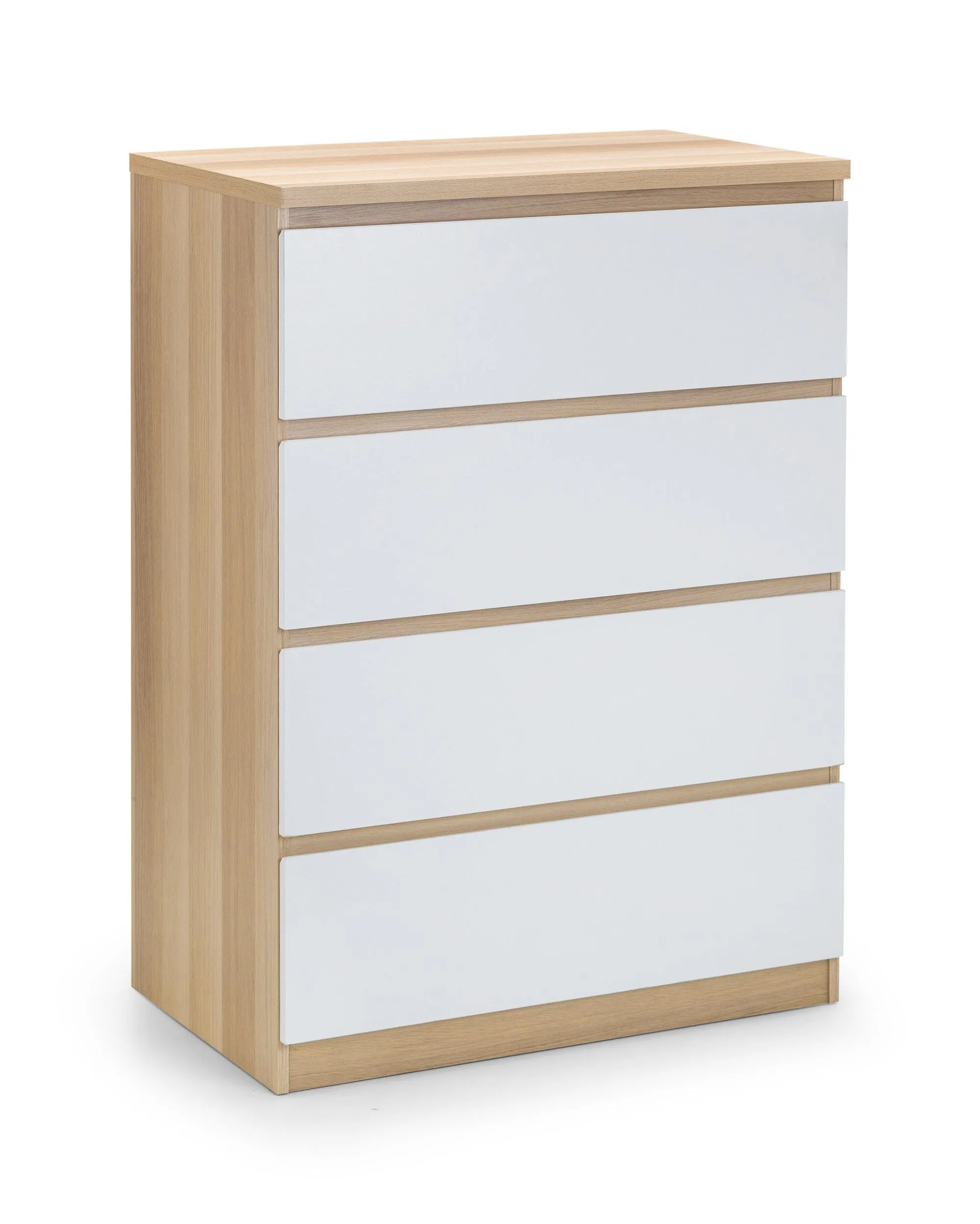 Jupiter 4 Drawer Chest - White/Oak