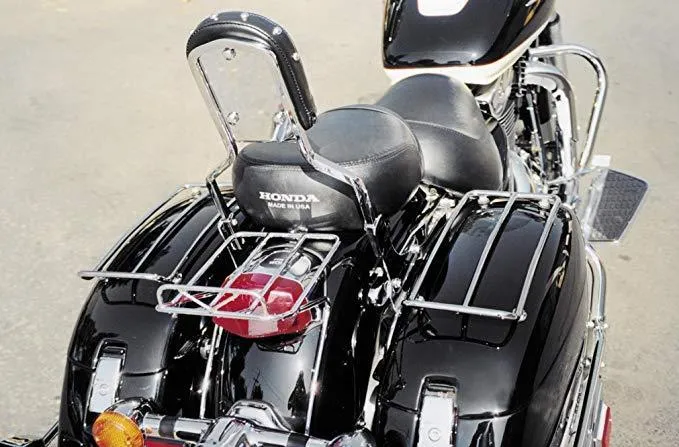 MC Enterprises Rear Fender Chrome Mini Rack for 1995-2011 Yamaha XV250 Virago