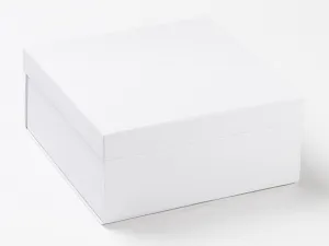 Medium White Luxury Gift box tray and lid (Pack of 12)