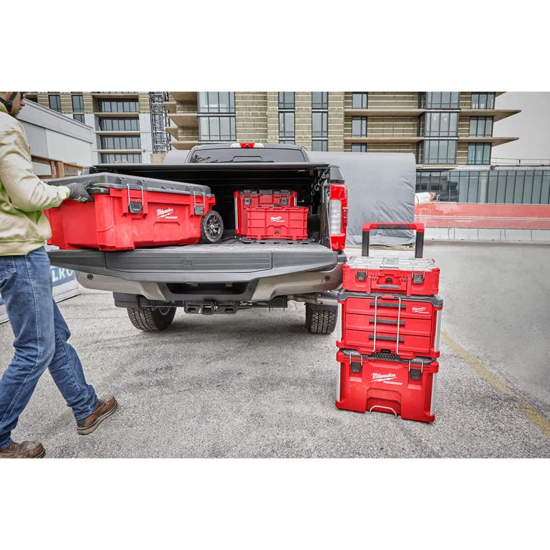 Milwaukee PACKOUT 22 in. Modular 3-Drawer Tool Box Black/Red