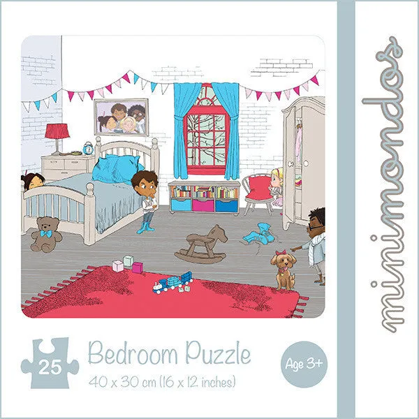 Minimondos Jigsaw Puzzle 25pcs - Bedroom