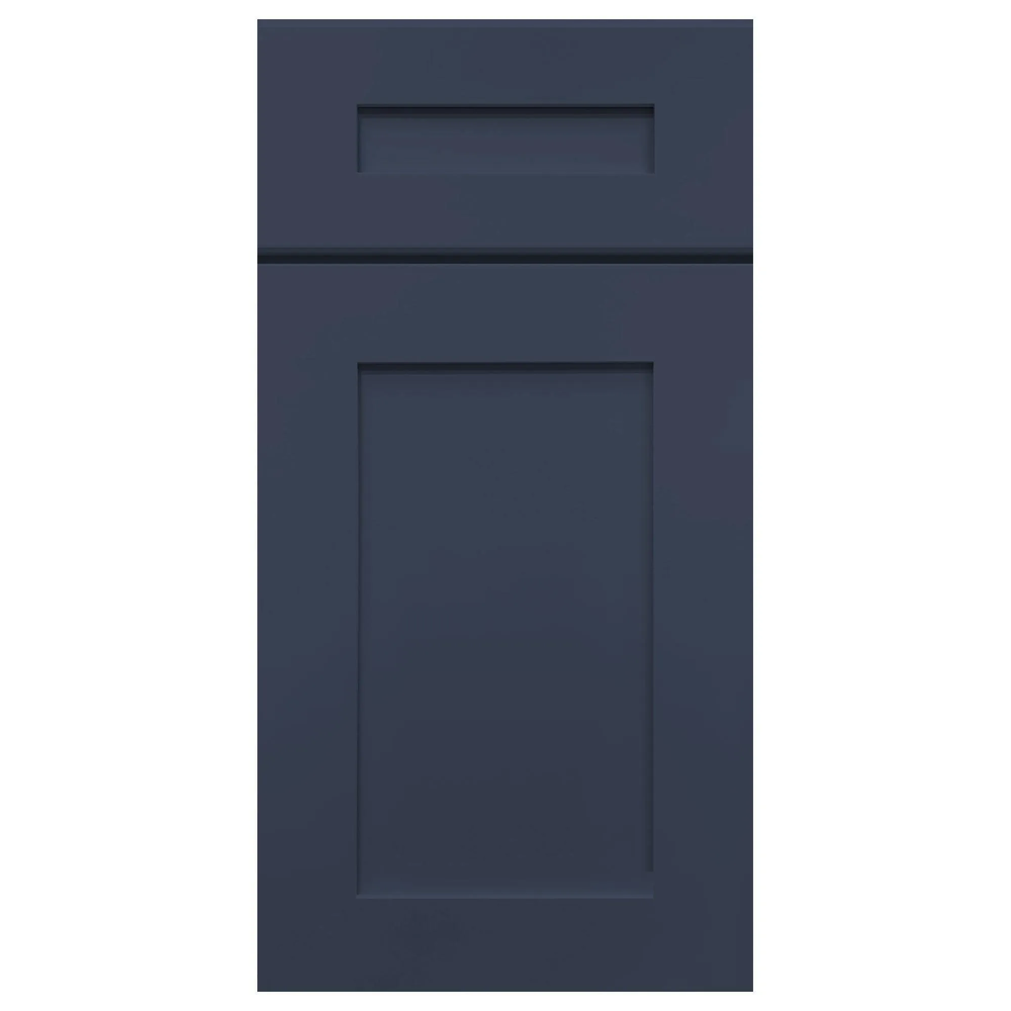 Mullion Door Wall Kitchen Cabinet WMD1830 Danbury Blue LessCare 18 in. width 30 in. height 12 in. depth