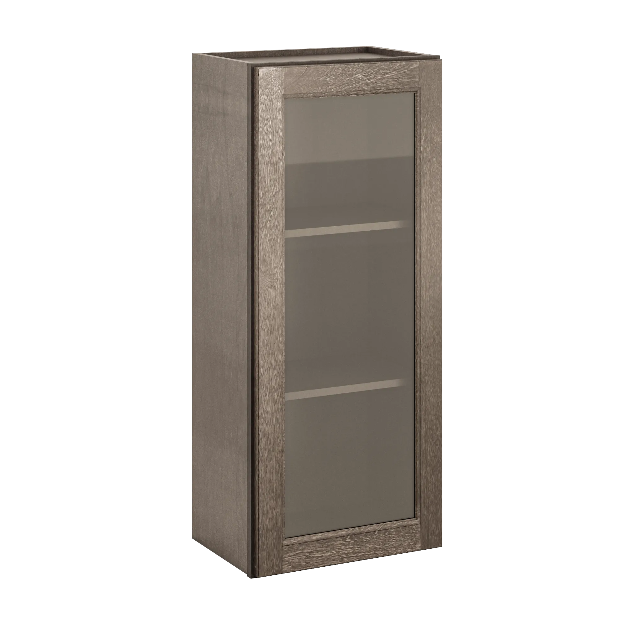 Mullion Door Wall Kitchen Cabinet WMD1842 Milan Slate 18 in. width 42 in. height 12 in. depth