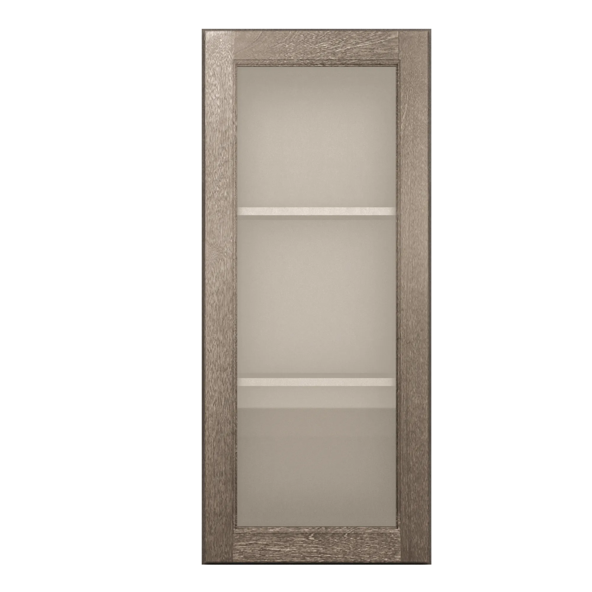 Mullion Door Wall Kitchen Cabinet WMD1842 Milan Slate 18 in. width 42 in. height 12 in. depth