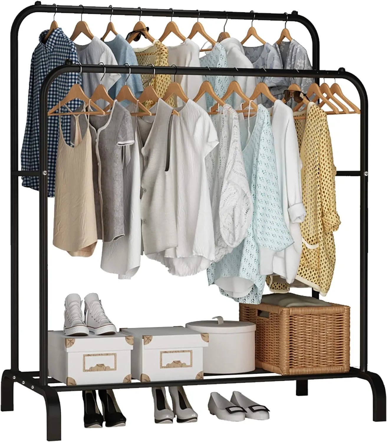 Multifunctional Drying Rack With Shoe Holder And Organizer