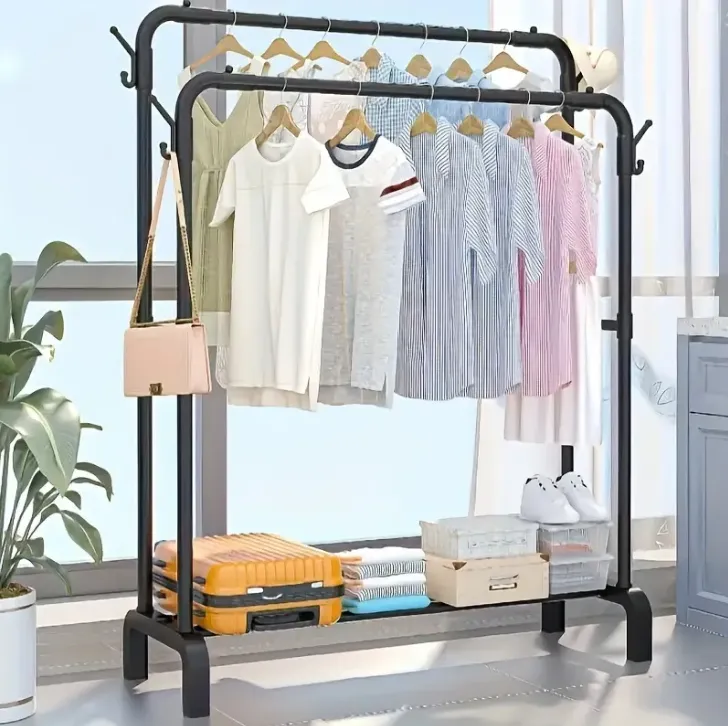 Multifunctional Drying Rack With Shoe Holder And Organizer