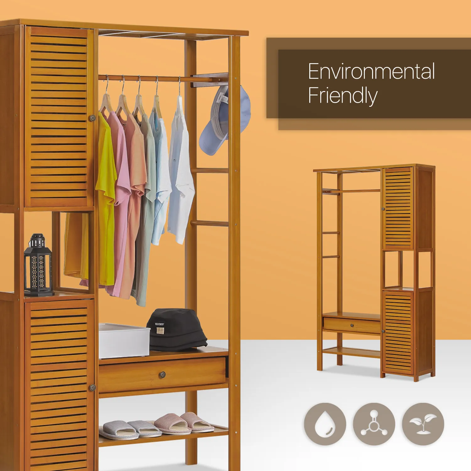 Multifunctional Garment Cabinet - Flat Top