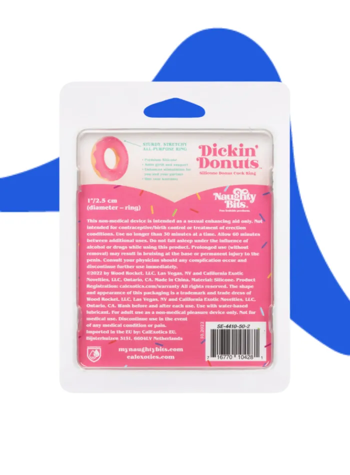 Naughty Bits DICKIN' DONUTS Silicone Donut Cock Ring