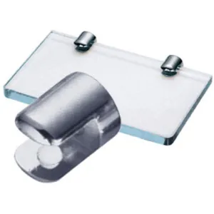 No-Drill 25/32" Diameter Shelf Clamp for 3/8" Glass