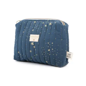 nobodinoz Travel Vanity Case Gold Stella/ Night Blue