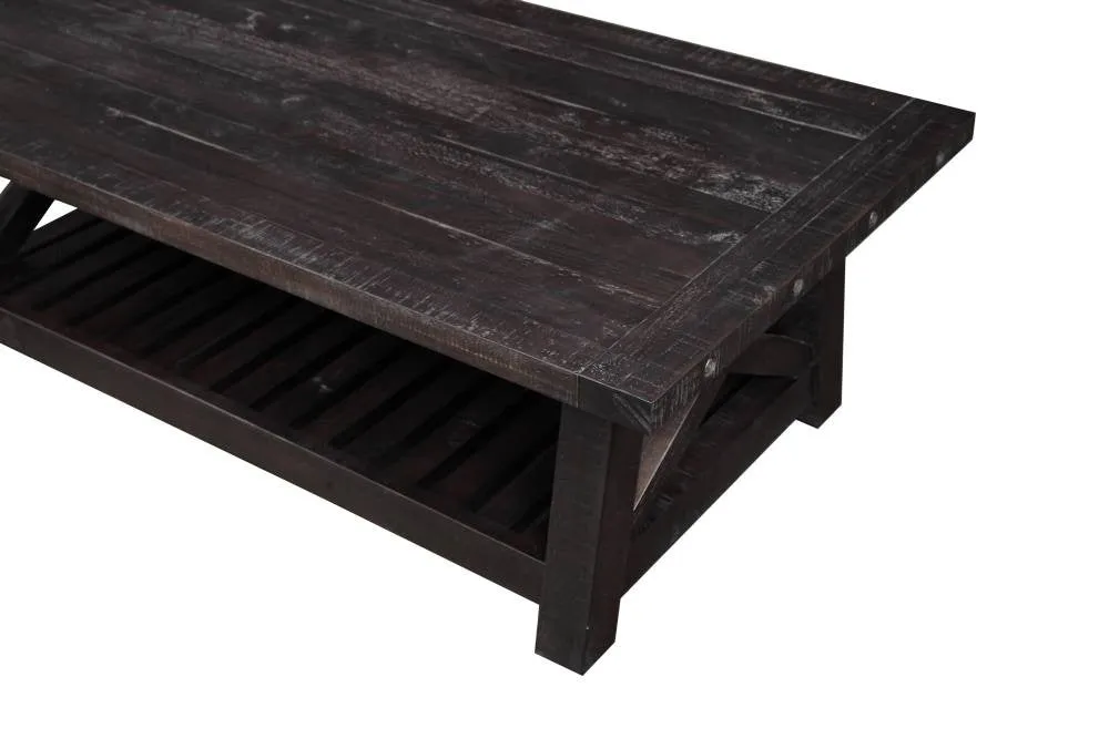 Oak Park Cross Bar Coffee Table