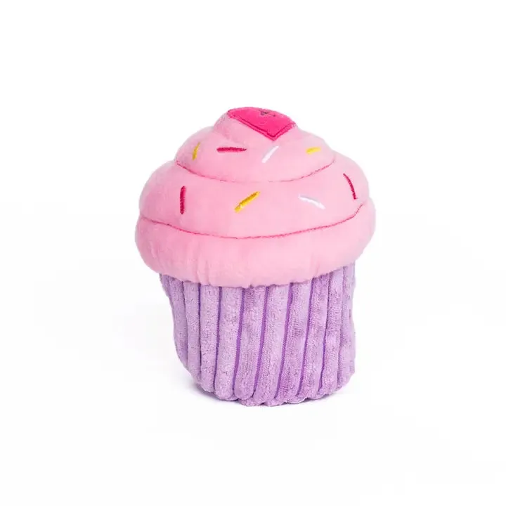 Pink Birthday Cupcake - Dog Toy